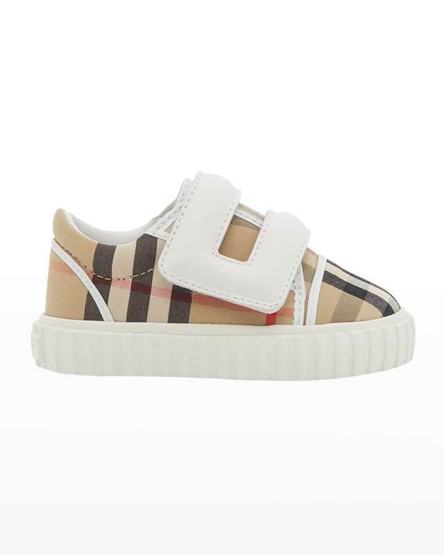 Kid's Mark Vintage Check Canvas Sneakers, Baby